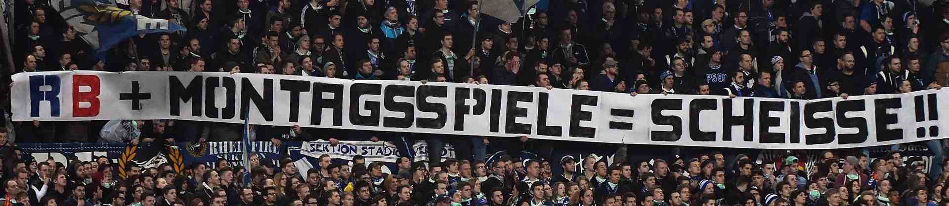 Platz 2 der besten Proteste gegen Montagsspiele: Nürnberg-Fans protestieren gegen Montagsspiele