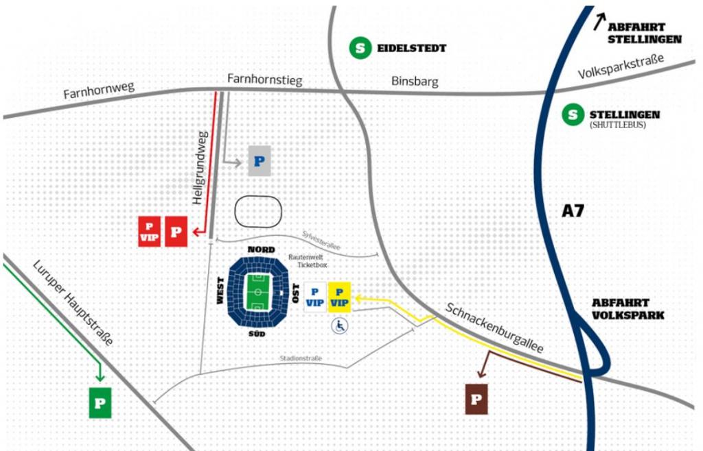 Volksparkstadion - Stadion-Informationen & Tipps für Gästefans