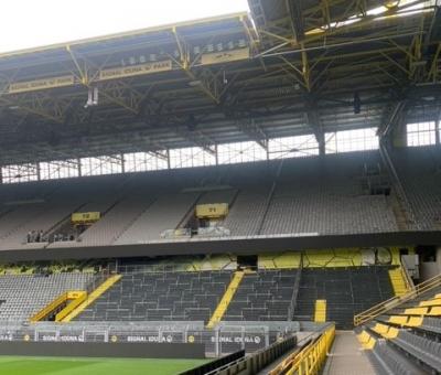 Abmessung Gästeblock Signal-Iduna-Park Dortmund