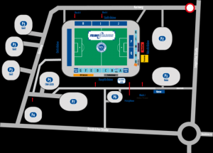 Anfahrt Stadion am Lotter Kreuz